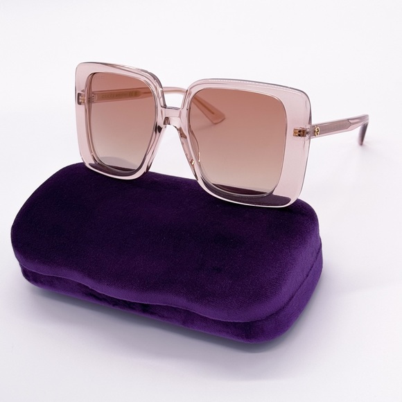 NEW GUCCI GG1314S 005 WOMEN BEIGE SQUARE SUNGLASSES GUCCI main image 7